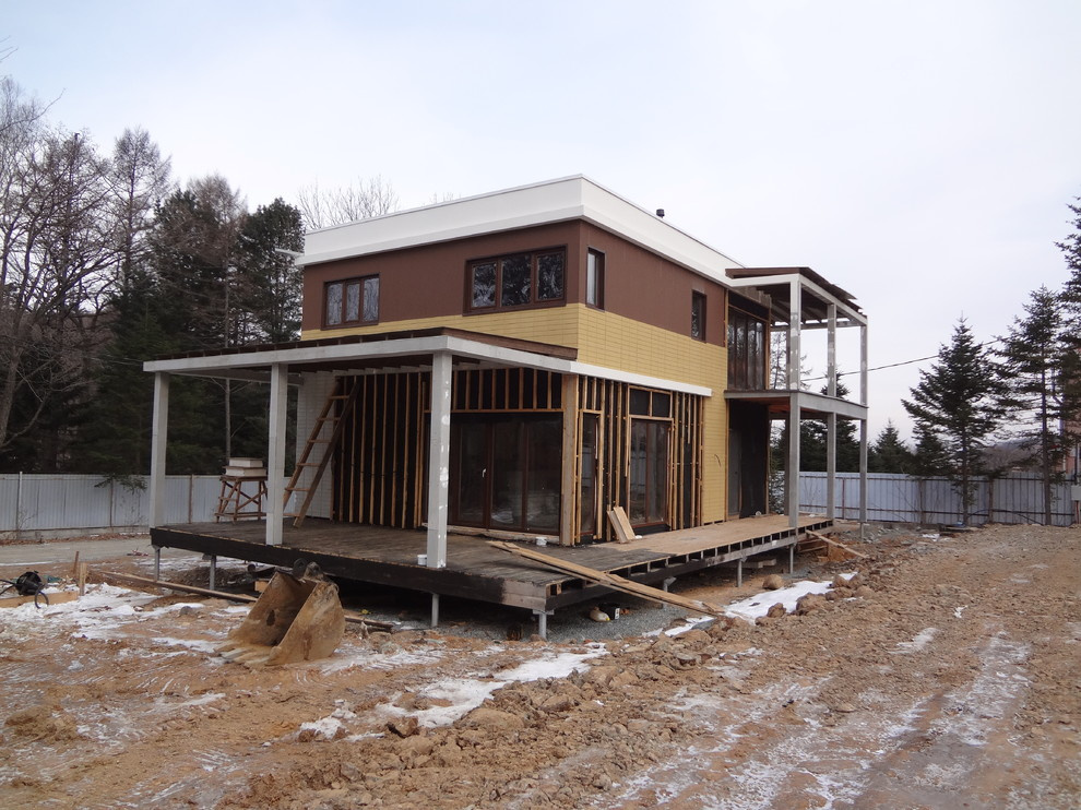 Обложка проекта: Индивидуальный жилой дом в стиле ХАЙТЕК