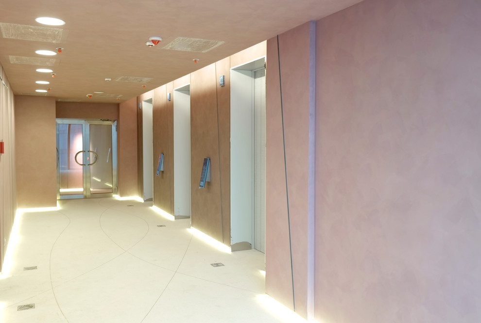 Moscow - City. Башня "Евразия", апартаменты. Декоративные работы Profi Brush