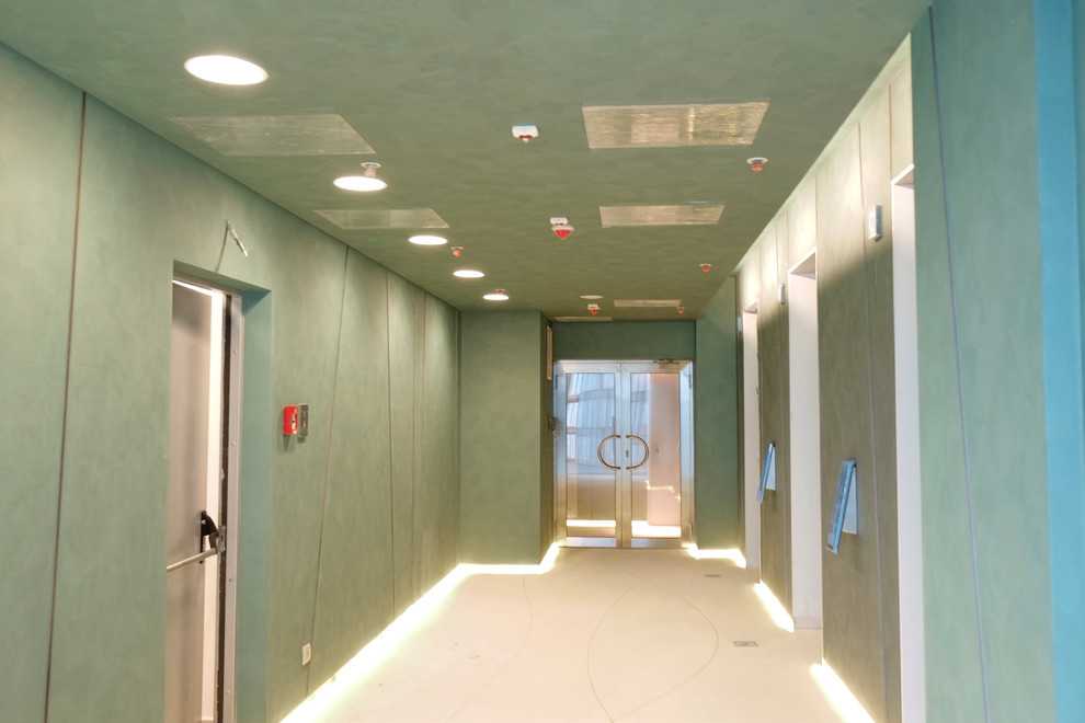 Moscow - City. Башня "Евразия", апартаменты. Декоративные работы Profi Brush