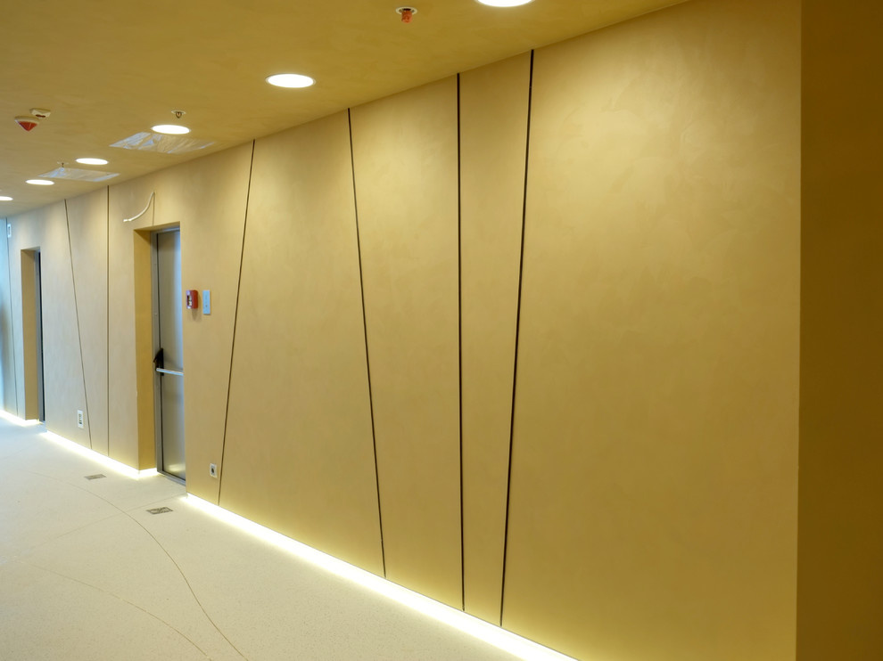 Moscow - City. Башня "Евразия", апартаменты. Декоративные работы Profi Brush