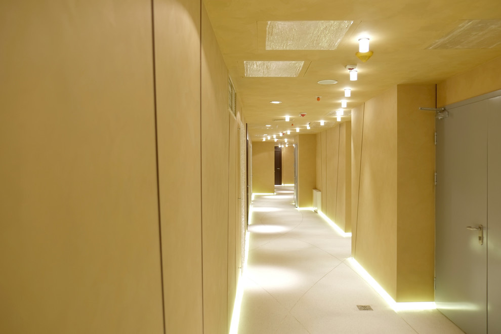 Moscow - City. Башня "Евразия", апартаменты. Декоративные работы Profi Brush