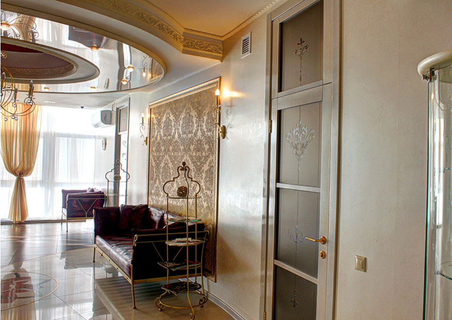 Витражи в салоне красоты "Teosofia". Белгород.