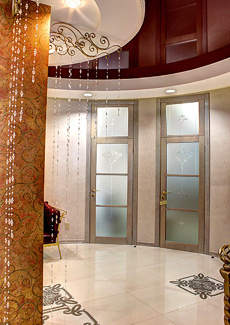 Витражи в салоне красоты "Teosofia". Белгород.