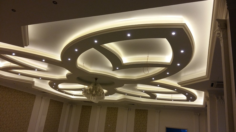 Подсветка потолка светодиодной лентой