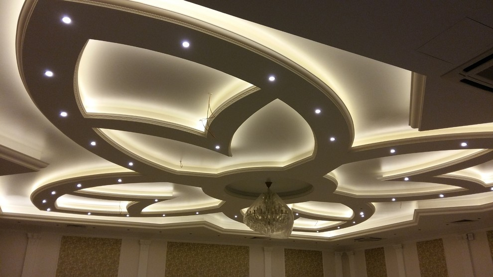 Подсветка потолка светодиодной лентой