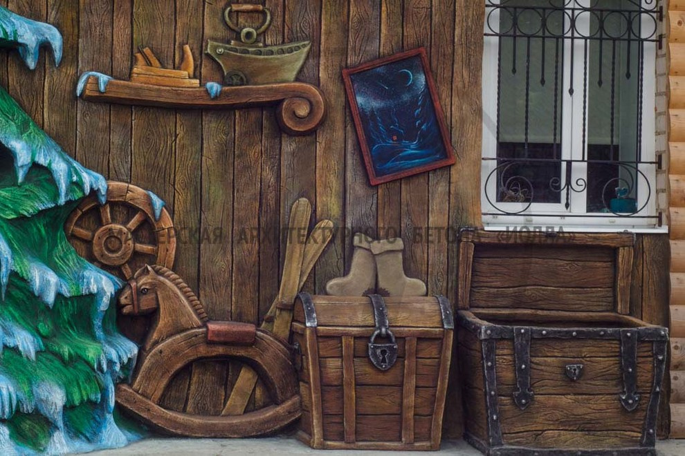 Скульптурная отделка фасада зданий