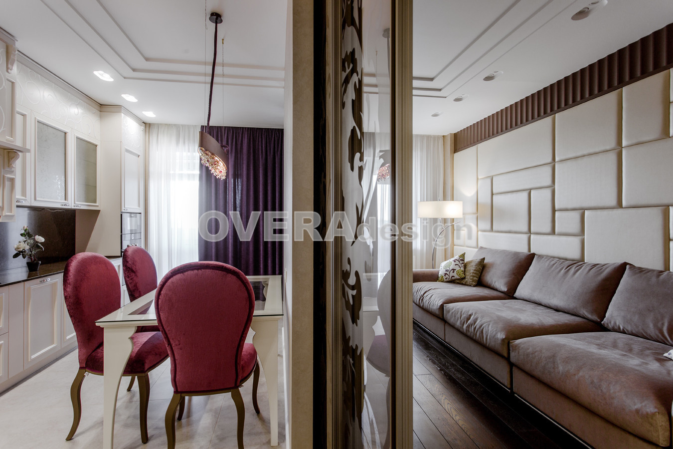 Реализованный Проект 2х комнатной квартиры в стиле Ар Нуво