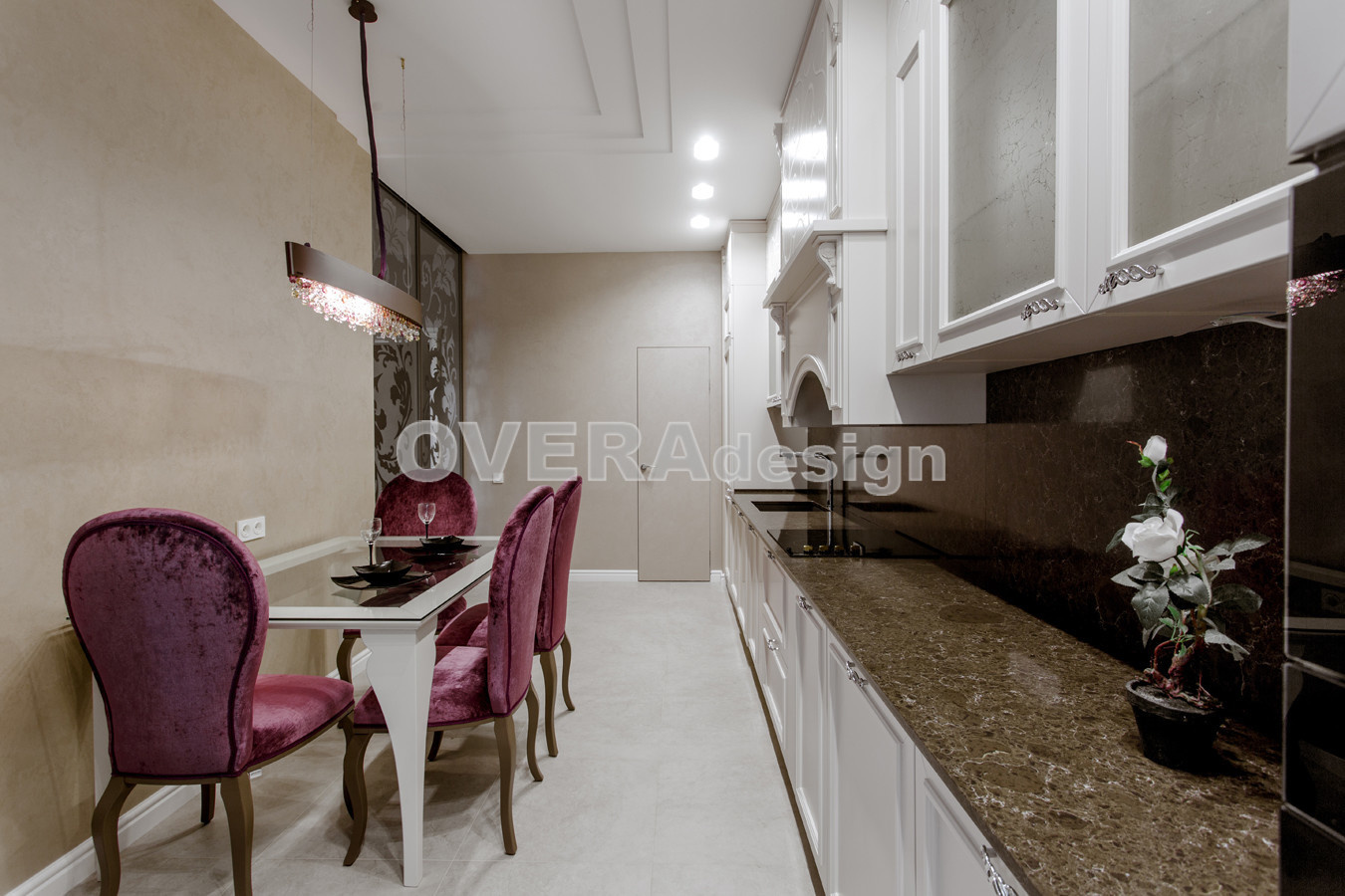 Реализованный Проект 2х комнатной квартиры в стиле Ар Нуво