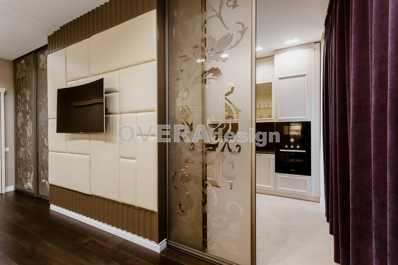 Реализованный Проект 2х комнатной квартиры в стиле Ар Нуво