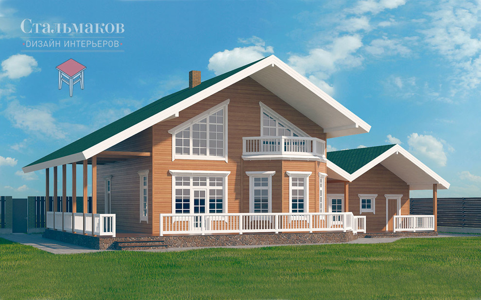 Загородный дом из бруса