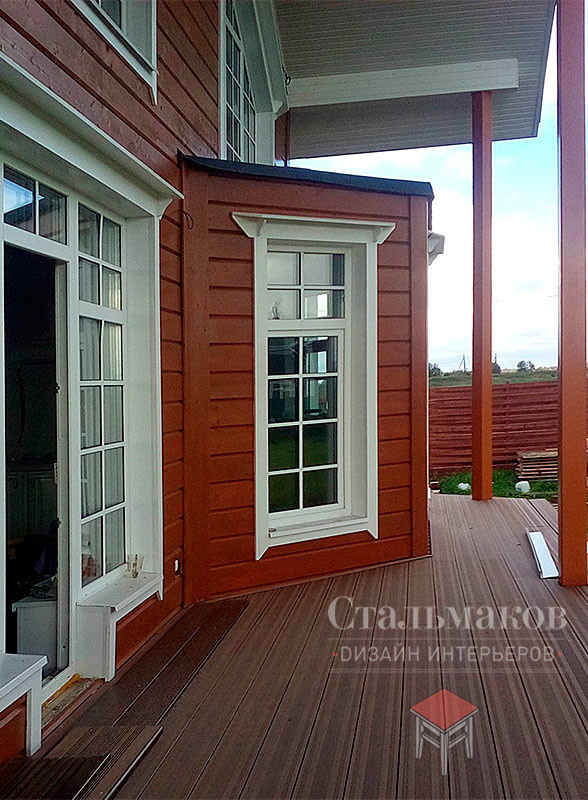 Загородный дом из бруса