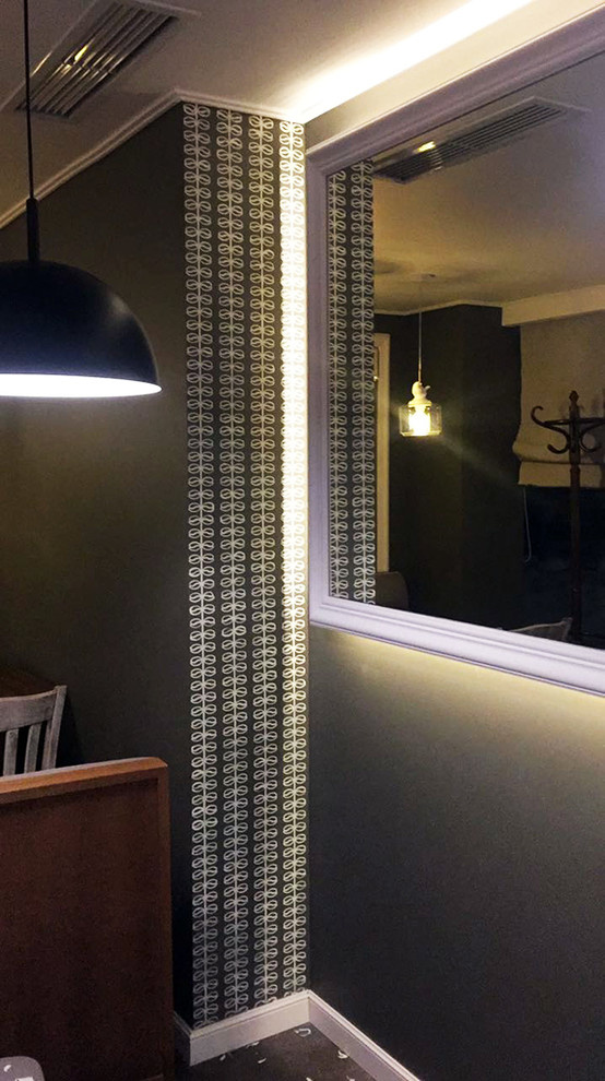 Роспись грифельных стен в сэндвич-баре COFFEE SMILE в Технопарке Сколково.