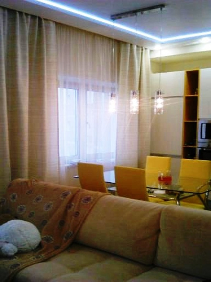 Шторы из плотных льняных тканей