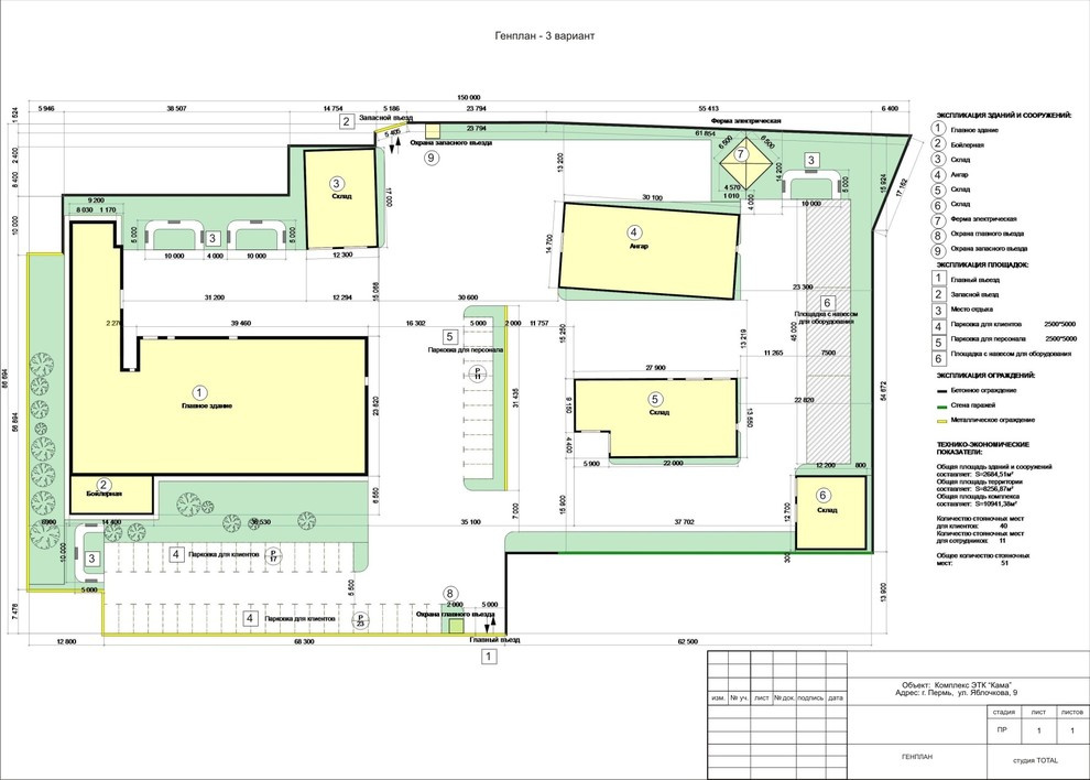 Генплан. ПЗУ. Планировка участка