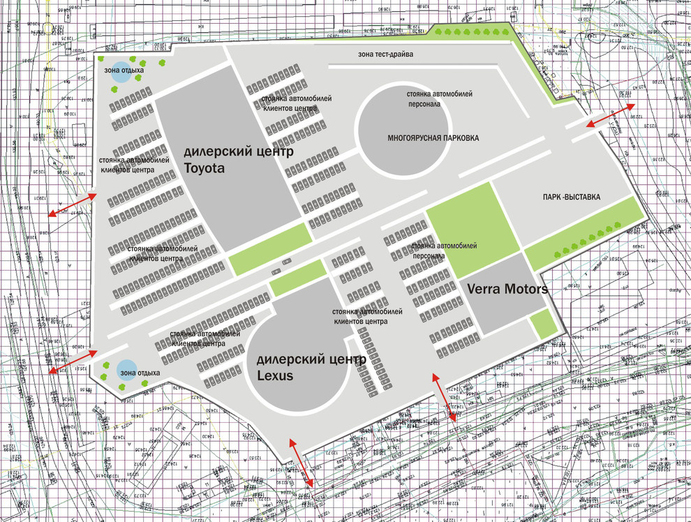 Генплан. ПЗУ. Планировка участка