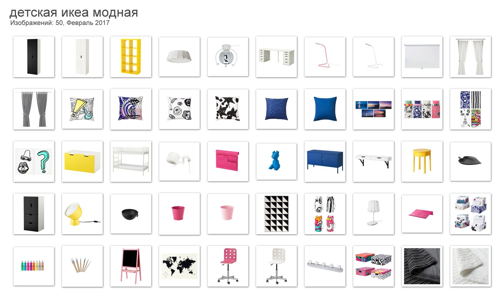 Коллажи с идеями для реализации