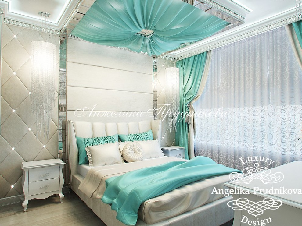 Интерьер квартиры в стиле ар-нуво в ЖК «Авеню-77»