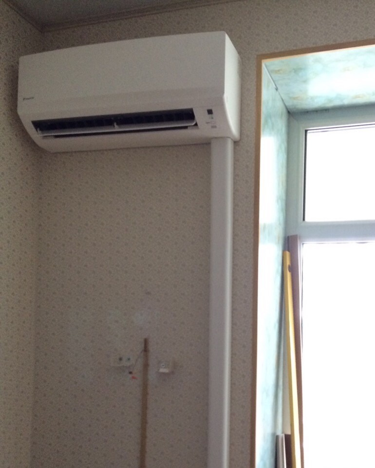 Daikin. Монтаж.