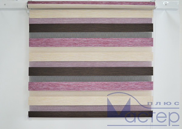 Обложка проекта: Рулонные шторы День-Ночь Зебра