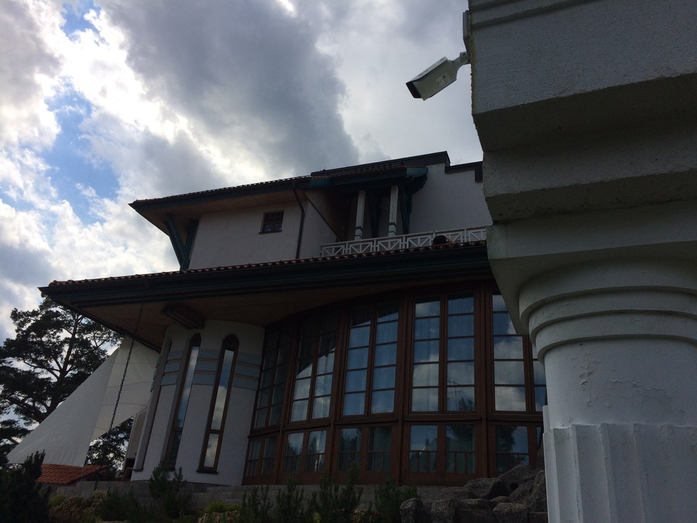 Видеонаблюдение загородного дома