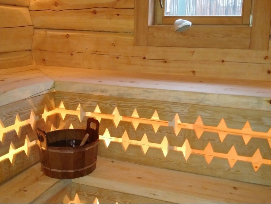 Баня из лафета кедра