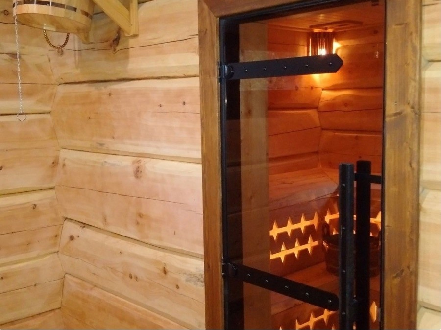 Баня из лафета кедра