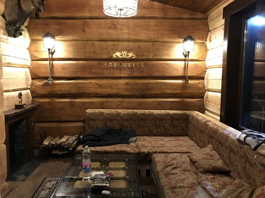 Баня из лафета кедра