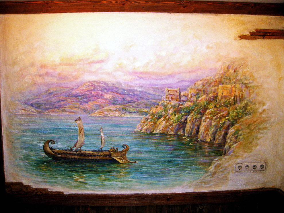 РОСПИСЬ ПО МОТИВАМ МИФА ОБ АРГОНАВТАХ. (АРГО)