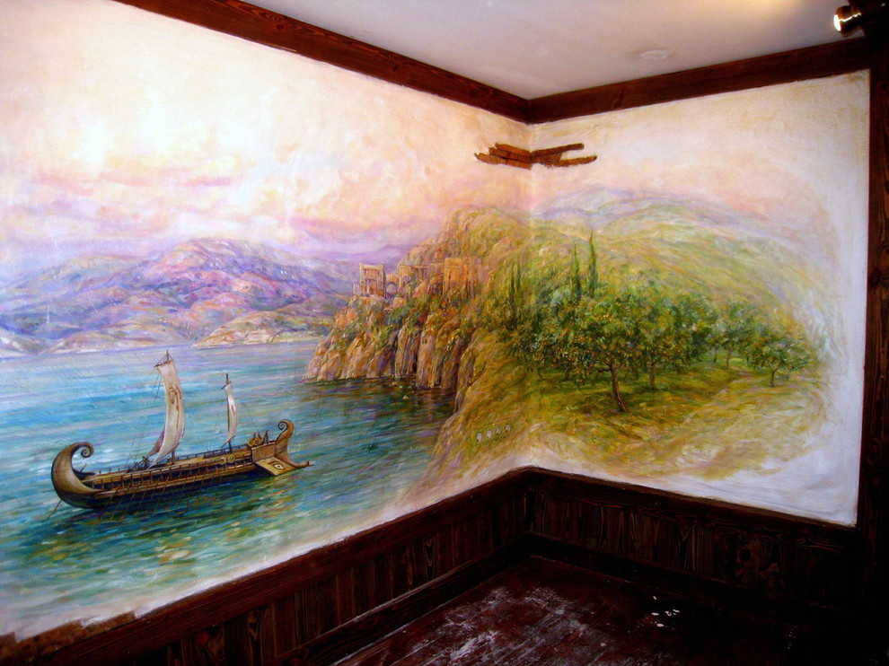 РОСПИСЬ ПО МОТИВАМ МИФА ОБ АРГОНАВТАХ. (АРГО)