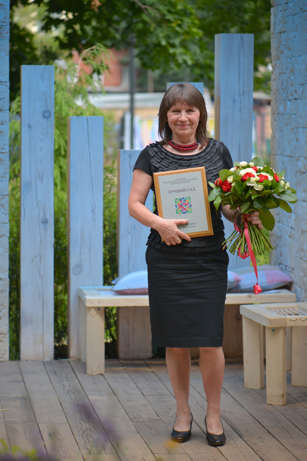 Золотая медаль и звание лучший сад международного конкурса "Moscow Flower Show"