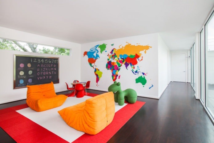 Décoration intérieure d'une salle de séjour