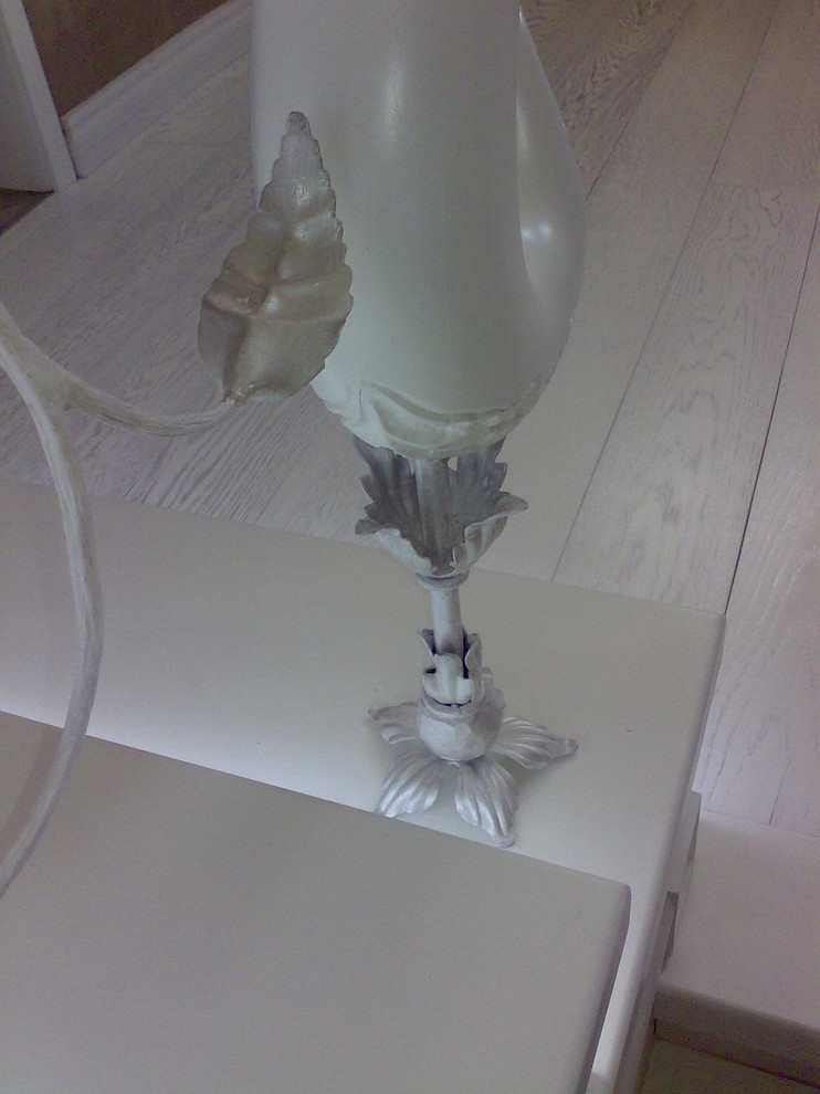 Кованые перила на лестницу в КП Третья Охота в Подмосковье