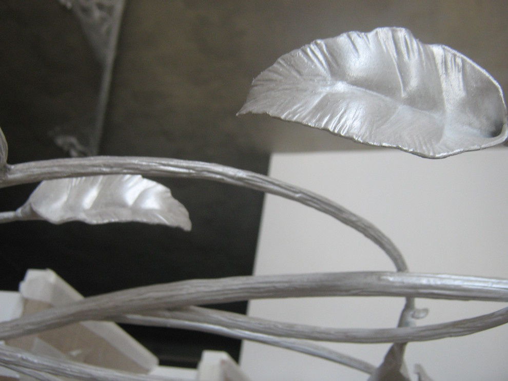 Кованые перила на лестницу в КП Третья Охота в Подмосковье