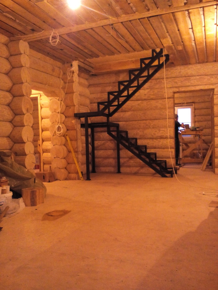 Каркасы лестниц под обшивку деревом