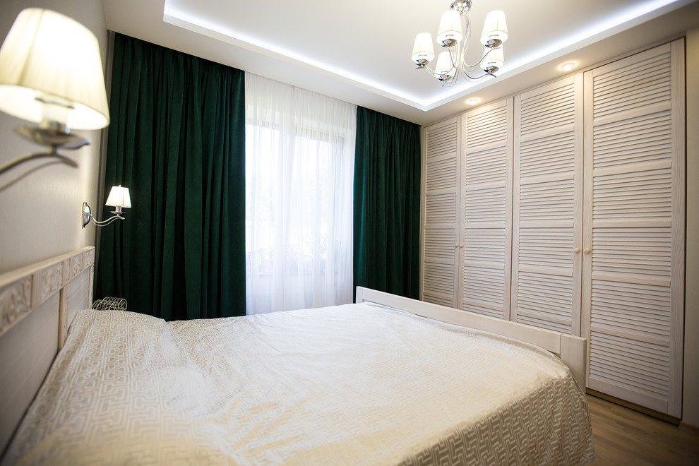 Интерьер загородного дома с греческими мотивами. Реализация