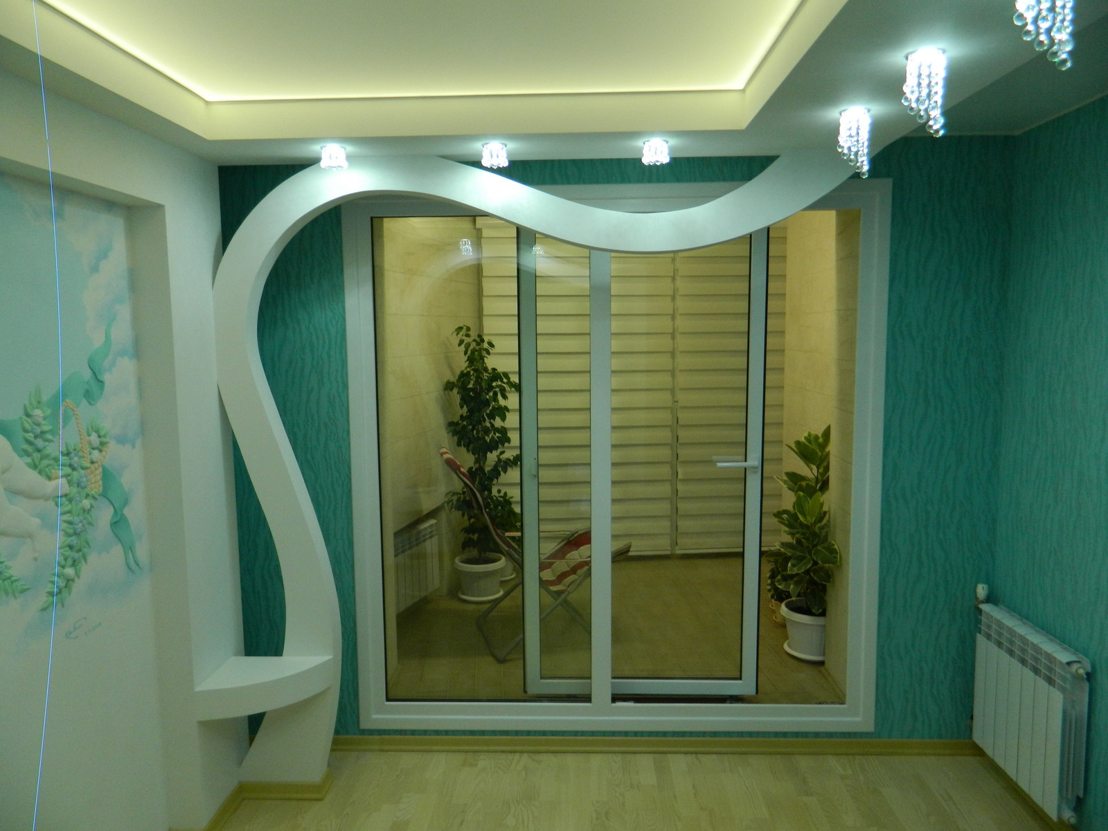 PS портал в квартире (выход на балкон)