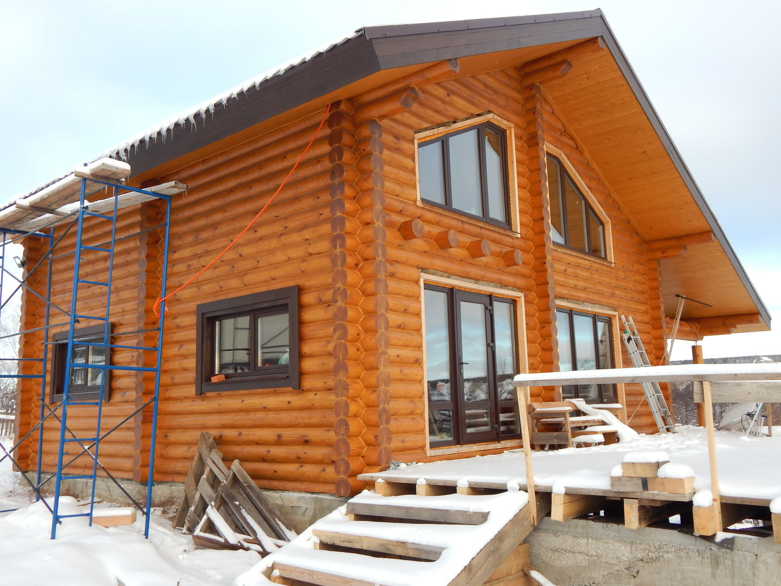 Отделка деревянных домов, бань