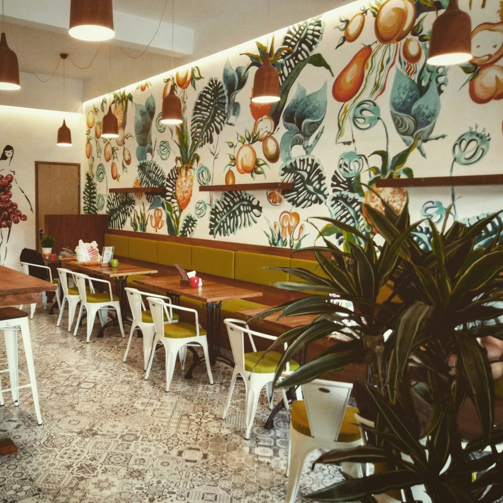 Обложка проекта: Роспись ресторана здорового питания