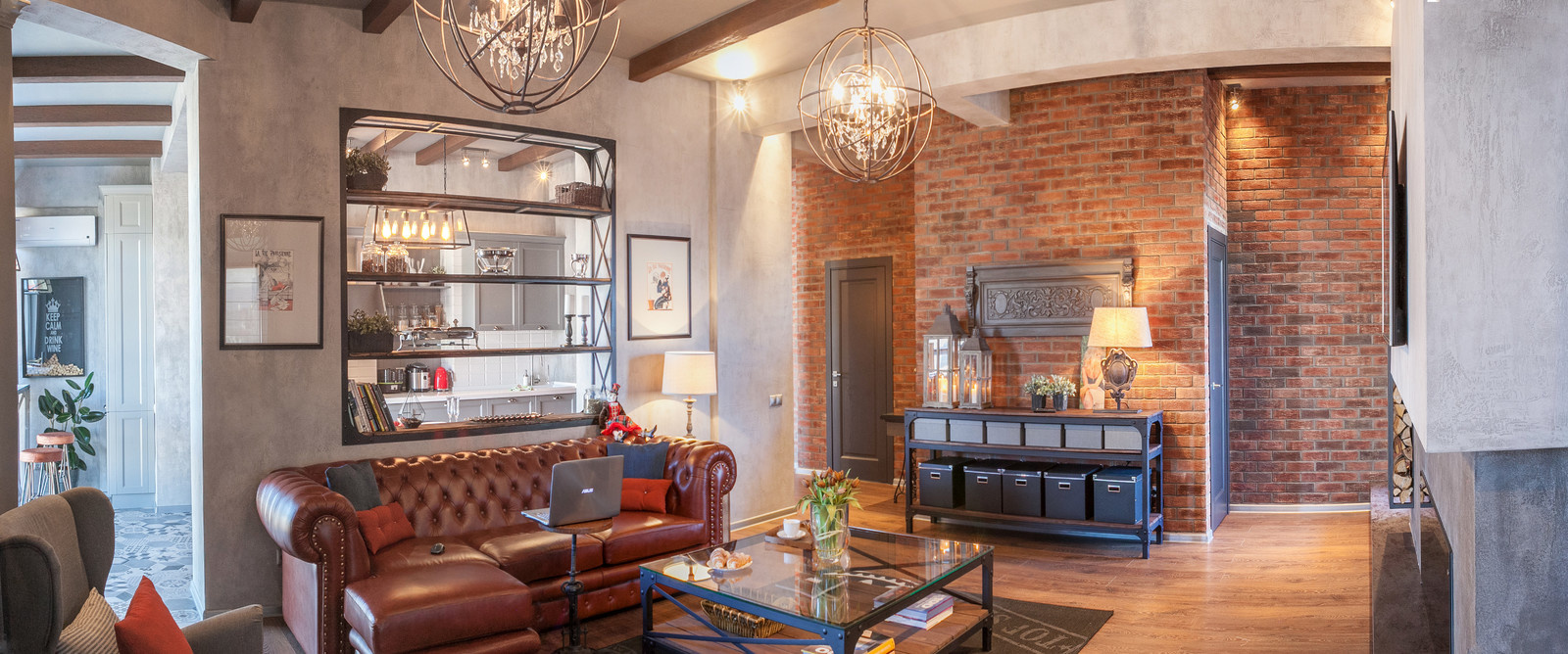 Квартире в стиле лофт