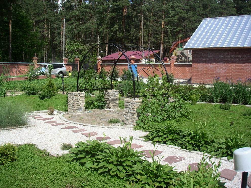 Благоустройство озеленение участка сада