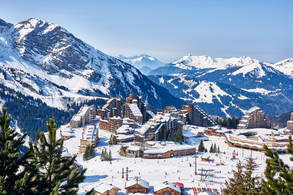 Обложка проекта: Съемка архитеркуры горнолыжного курорта Avoriaz (Франция)