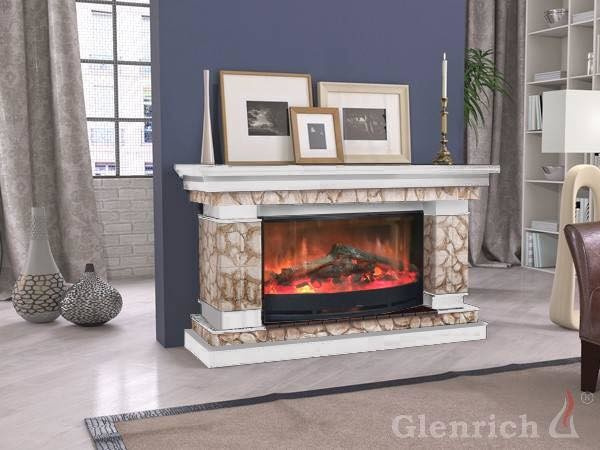 Электрокамины в современном стиле.