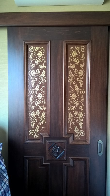 Роспись, золото, двери