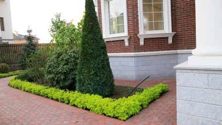 Озеленение и благоустройство участка.