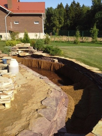 Устройство пруда