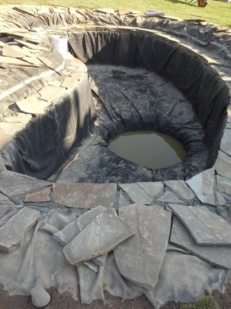 Устройство пруда