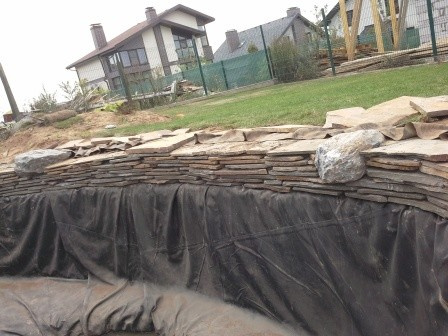 Устройство пруда