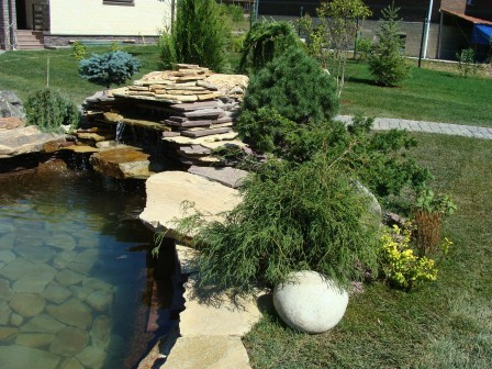 Устройство пруда