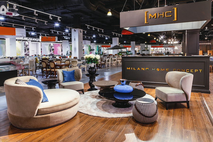 Шоурум Milano Home Concept Moscow в ТЦ»Ривьера»