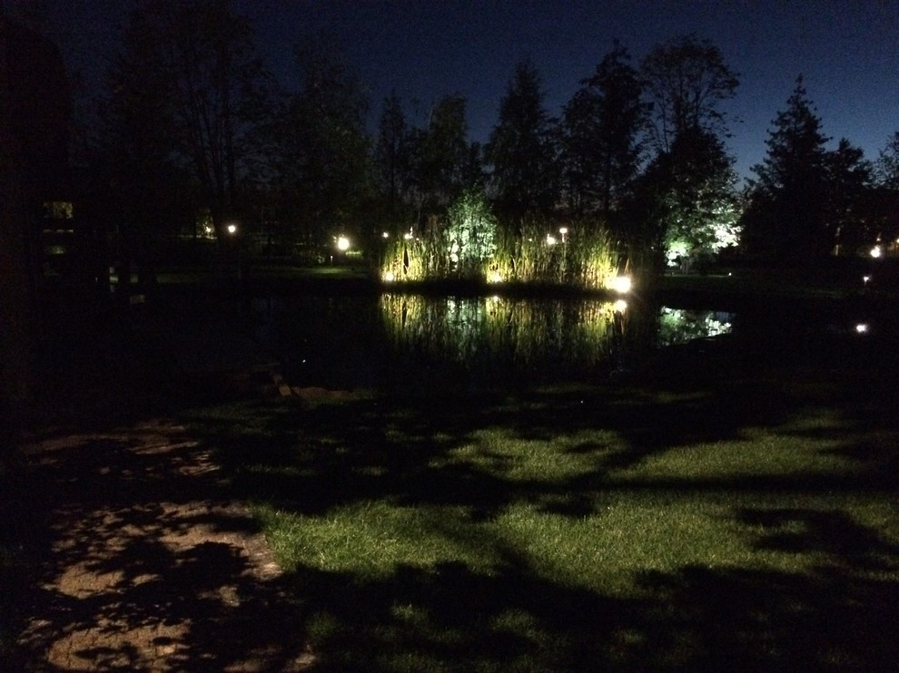 Рабочие будни ландшафтного светодизайнера - ландшафтное освещение